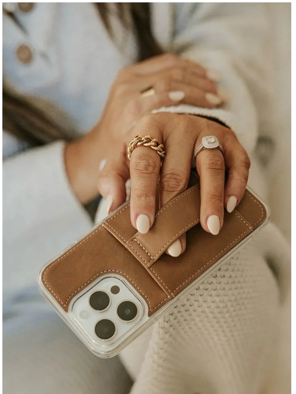 Walli Cases “Camel & Chestnut Checks” Our Faux Farmhouse New iPhone 13 Pro Max